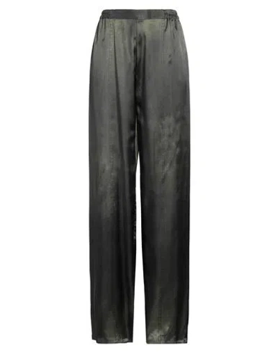 Gentryportofino Woman Pants Dark Green Size 8 Viscose