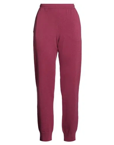 Gentryportofino Woman Pants Garnet Size 10 Virgin Wool, Cashmere In Pink