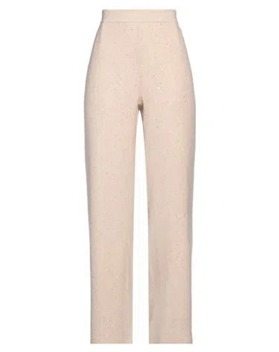 Gentryportofino Woman Pants Ivory Size 10 Virgin Wool, Alpaca Wool, Mohair Wool, Polyamide, Viscose In White