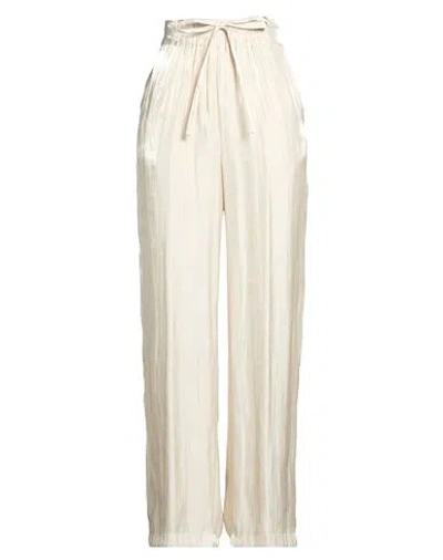 Gentryportofino Woman Pants Ivory Size 12 Polyester In Multi