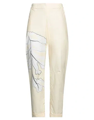 Gentryportofino Woman Pants Ivory Size 6 Cotton In White