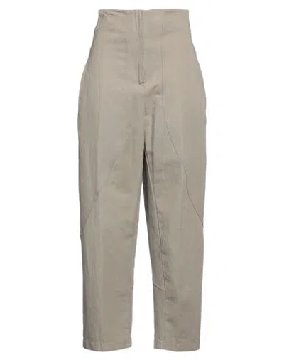 Gentryportofino Woman Pants Khaki Size 10 Cotton, Linen In Beige