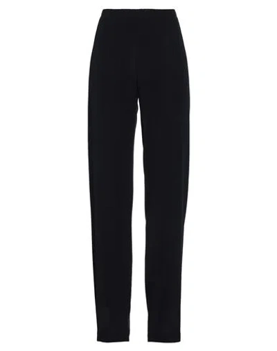 Gentryportofino Woman Pants Midnight Blue Size 12 Silk
