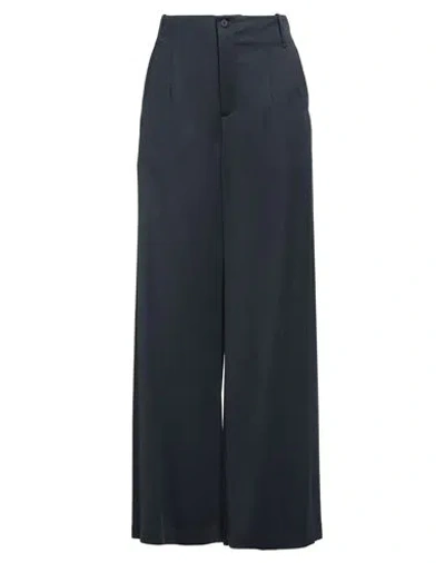Gentryportofino Woman Pants Navy Size 12 Viscose, Cupro In Blue