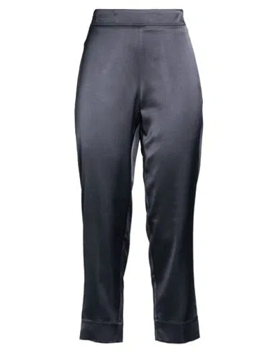Gentryportofino Woman Pants Navy Size 6 Viscose, Wool In Blue