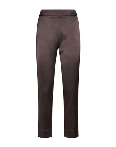 Gentryportofino Woman Pants Plum Size 4 Viscose, Wool In Burgundy