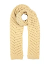 Gentryportofino Woman Scarf Lime Green Size - Alpaca Wool, Wool, Polyamide