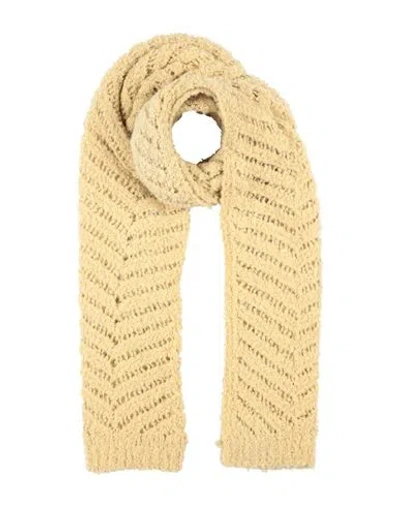 Gentryportofino Woman Scarf Lime Green Size - Alpaca Wool, Wool, Polyamide