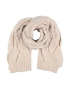 Gentryportofino Woman Scarf Beige Size - Alpaca Wool, Polyamide, Cashmere, Virgin Wool, Polyester In Beige