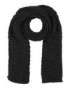 Gentryportofino Woman Scarf Steel Grey Size - Alpaca Wool, Wool, Polyamide