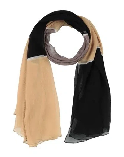 Gentryportofino Woman Scarf Taupe Size - Silk In Gray