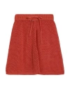 Gentryportofino Woman Shorts & Bermuda Shorts Orange Size 8 Cotton, Polyamide
