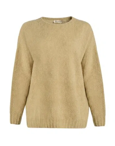Gentryportofino Woman Sweater Beige Size 10 Virgin Wool, Polyamide In Brown