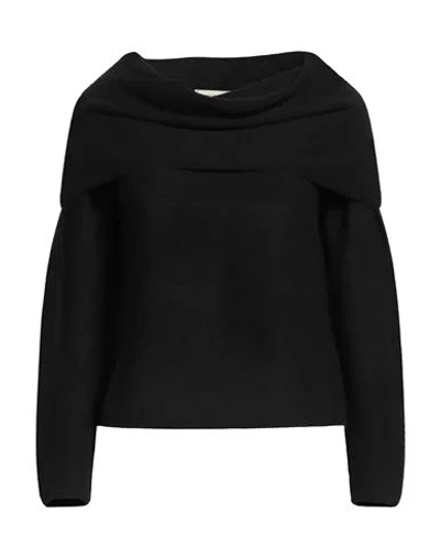 Gentryportofino Woman Sweater Black Size 8 Cashmere