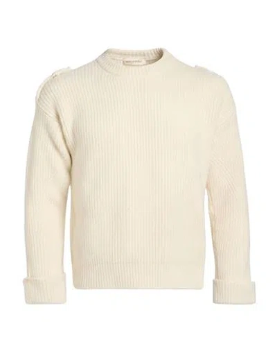 Gentryportofino Woman Sweater Cream Size 4 Virgin Wool, Cashmere In Neutral