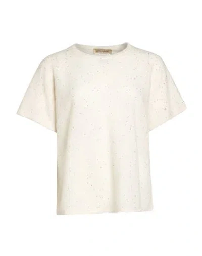 Gentryportofino Woman Sweater Ivory Size 10 Alpaca Wool, Mohair Wool, Viscose, Polyamide, Polyester In White