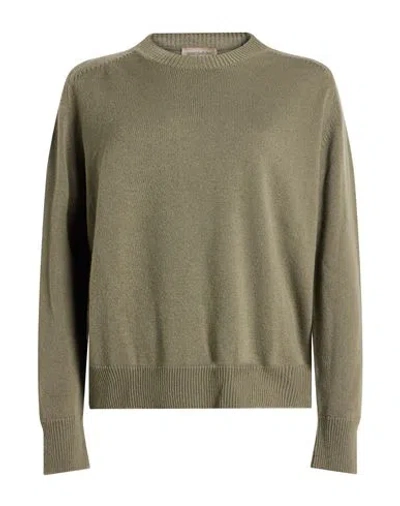 Gentryportofino Woman Sweater Military Green Size 10 Cashmere