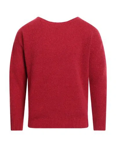 Gentryportofino Woman Sweater Red Size 10 Virgin Wool, Polyamide