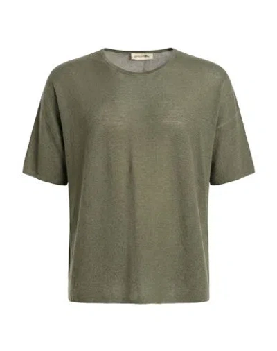 Gentryportofino Woman Sweater Sage Green Size 4 Cashmere