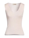 Gentryportofino Woman Top Blush Size 18 Silk, Cotton In Pink