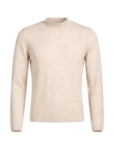 Gentryportofino Woman Turtleneck Beige Size 6 Cashmere In Neutral