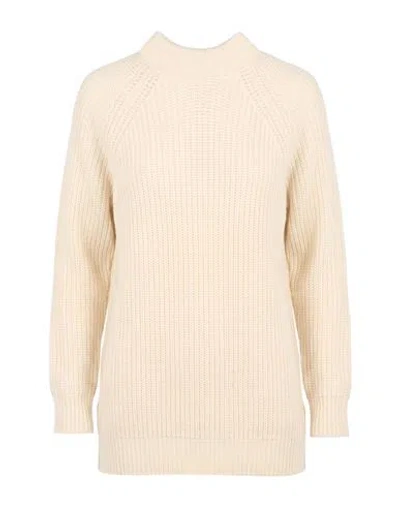 Gentryportofino Woman Turtleneck Ivory Size 10 Virgin Wool, Cashmere In Neutral