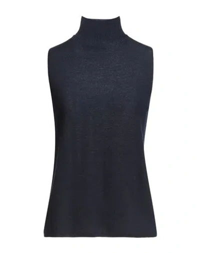 Gentryportofino Woman Turtleneck Midnight Blue Size 10 Cashmere
