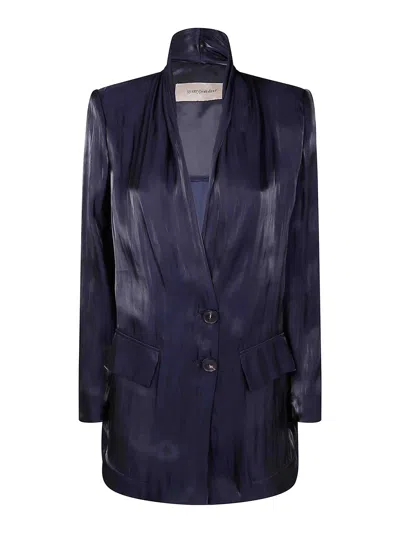 Gentryportofino Woven Jacket In Blue