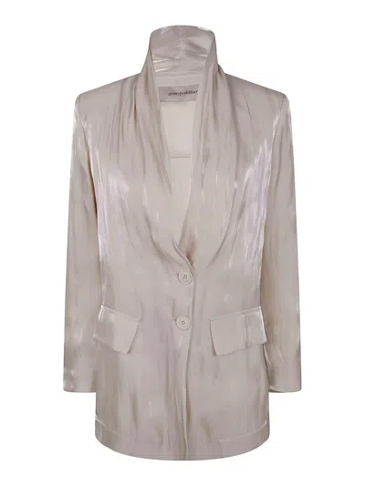 Gentryportofino Woven Jacket In Nude & Neutrals