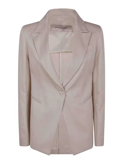 Gentryportofino Woven Jacket In Nude & Neutrals