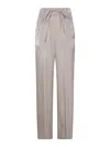 Gentryportofino Woven Pant In Nude & Neutrals