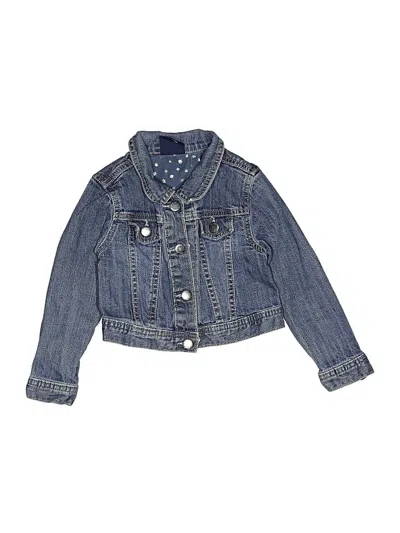 Pre-owned Genuine From Oshkosh Kids' Denim Jacket In Blue