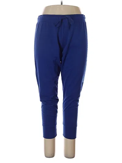 Pre-owned Genuine Merchandise By Team Athletics Active Pants In Blue
