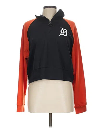 Pre-owned Genuine Merchandise By Team Athletics Long Sleeve Polo Shirt In Orange