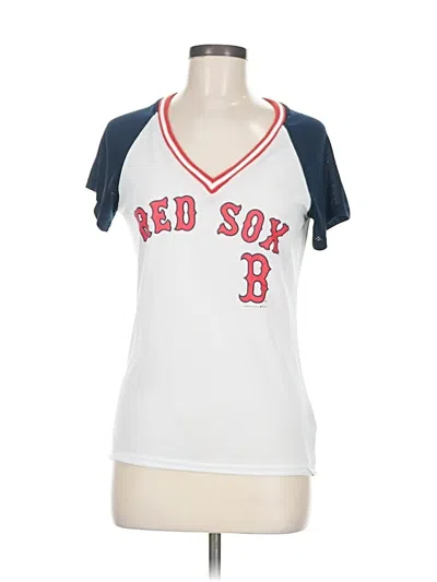 Pre-owned Genuine Merchandise By Team Athletics Short Sleeve T-shirt In White