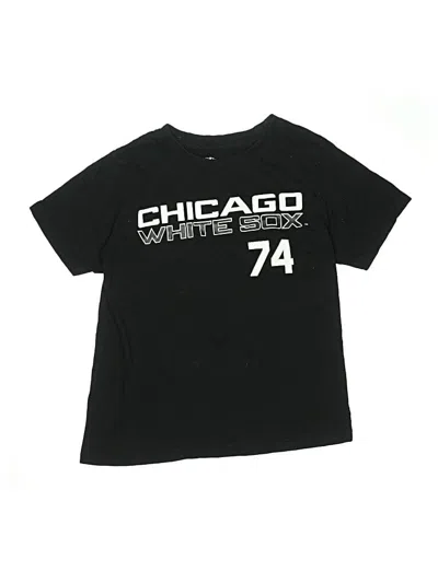 Pre-owned Genuine Merchandise By Team Athletics Kids' Short Sleeve T-shirt In Black