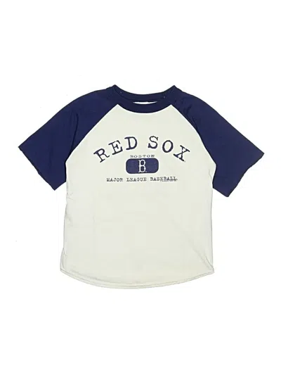 Pre-owned Genuine Merchandise By Team Athletics Kids' Short Sleeve T-shirt In Blue