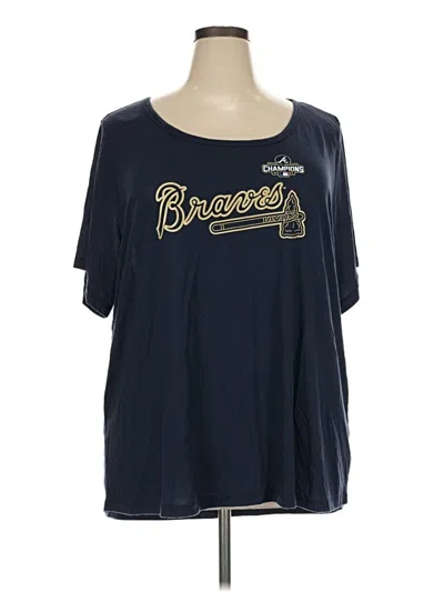 Pre-owned Genuine Merchandise By Team Athletics Short Sleeve T-shirt In Blue