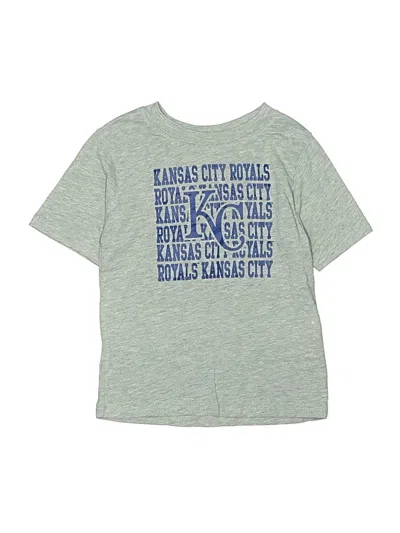 Pre-owned Genuine Merchandise By Team Athletics Kids' Short Sleeve T-shirt In Gray