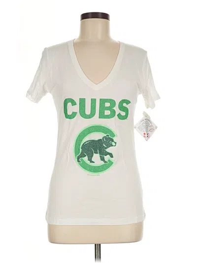 Pre-owned Genuine Merchandise By Team Athletics Short Sleeve T-shirt In White