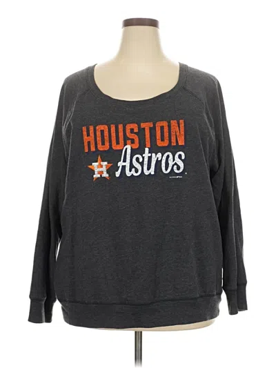 Pre-owned Genuine Merchandise By Team Athletics Sweatshirt In Gray