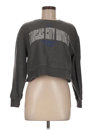 Pre-owned Genuine Merchandise By Team Athletics Sweatshirt In Gray
