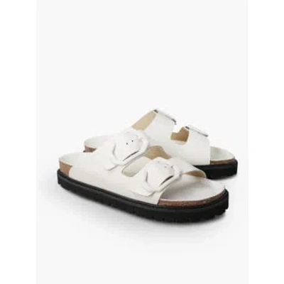 Genuins Galia In Off White Leather