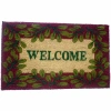 Geo Craft Pvc Welcome Leaves Rectangular Doormat - 18"x30" In Multi