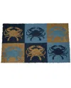 Geocrafts Geo Crafts, Inc Coir 6 Crab Squares Welcome Mat