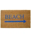 Geocrafts Geo Crafts, Inc Coir Beach Arrow Welcome Mat