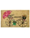 Geocrafts Geo Crafts, Inc Coir Bicycle Welcome Mat