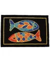 Geocrafts Geo Crafts, Inc Coir Colorful Fish Welcome Mat