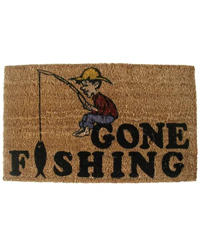 Geocrafts Geo Crafts, Inc Coir Gone Fishing Mat In Multi
