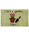 Geocrafts Geo Crafts, Inc Coir Life Is A Garden Mat